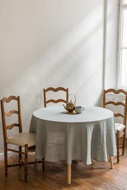 Tablecloth Round Sage Green