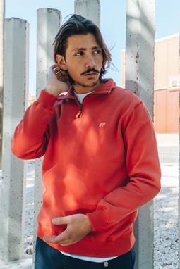 Pullover Half Zip Essential Sienna Burnt Orange