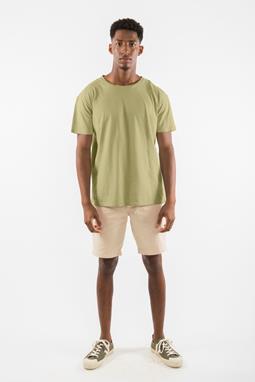 T-Shirt Basic Azur Dunkel Aloe Grün