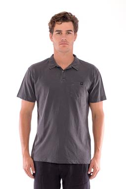 Polo T-Shirt Pocket Anthracite Grey