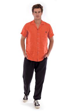 Overhemd Marlon Terracotta Oranje
