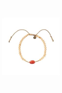 Armband Emotion Carneool Goud