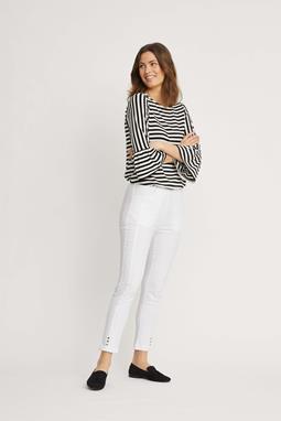Broek Chloe Slim Crop Wit