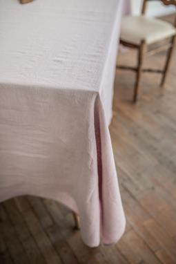 Linen Tablecloth Dusty Rose