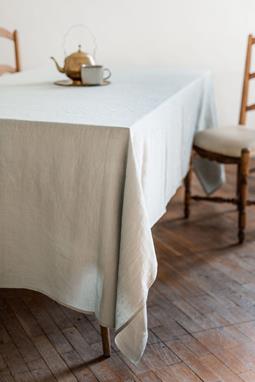 Linen Tablecloth Sage Green