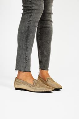 Loafers Ny Metallic Gold