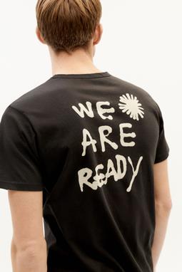 T-Shirt We Are Ready Zwart