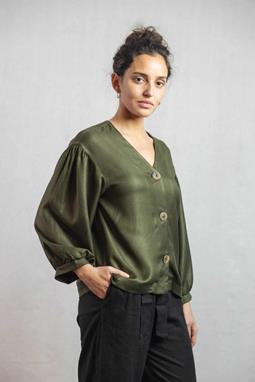 Bluse Jamisha Khaki Grün