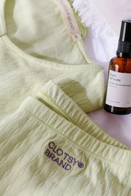 Pack Sweet Dreams Pyjama Limoengroen + Pillow Mist