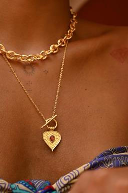 Pendant Love Is The Highest Vibration Gold
