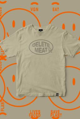 T-Shirt Delete Meat Sage 