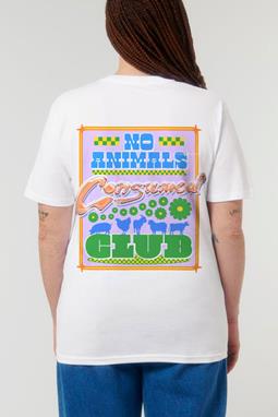 T-Shirt No Animals Consumed Club White