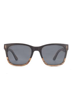Wooden Sunglasses Laos Black Oak & Zebra