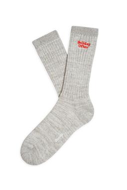 Ribbed Socks Holiday Off White