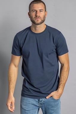 T-Shirt Premium Blank Slim Saphir Blau