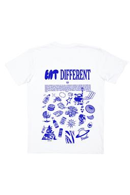 T-Shirt Eat Different Weiß