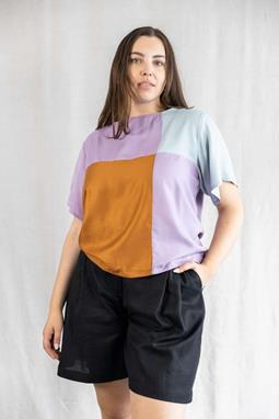 Overhemd Sarala Colorblock