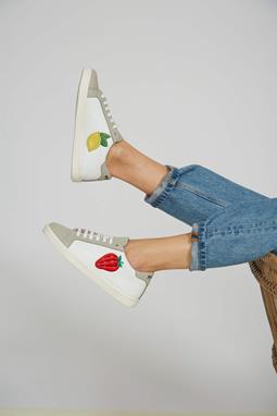 Sneakers Fruit White Beige