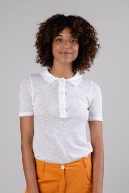 Buttoned Polo Offwhite