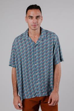 Shirt Inflatable Aloha Blue