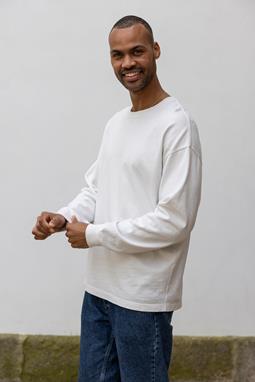 Longsleeve Recycled Cotton Off-White