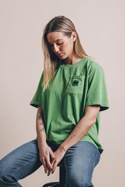 Damen T-Shirt Menorca Wiese Grün