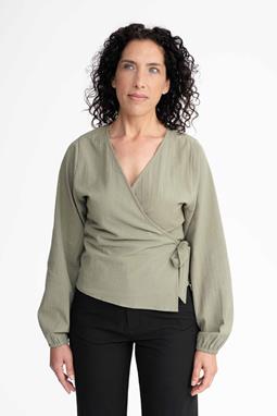 Wrap Blouse Lilam Thyme