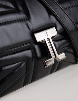 Blue District Bag Vaska Vegan Leather Onyx Black