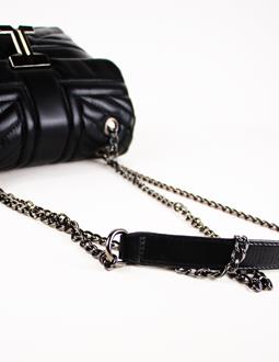 Blue District Bag Vaska Vegan Leather Onyx Black