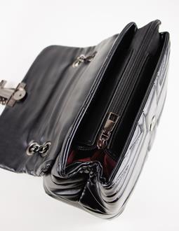 Blue District Bag Vaska Vegan Leather Onyx Black