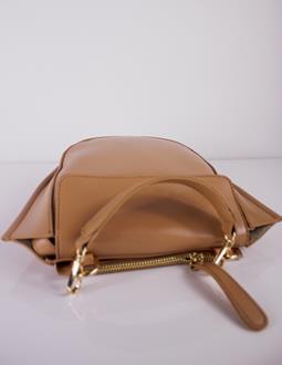 Blue District Bag Cerium Vegan Eco-Leather Caramel Brown
