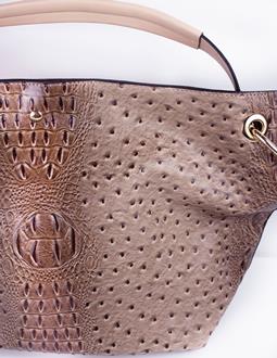 Blue District Bag Mayon Tote Latte Brown