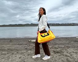 TORRAIN Duffel Bag Small Transport Sunshine Tangerine