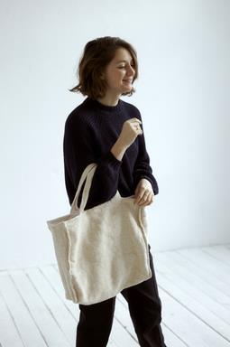 Jyoti Fair Works Bag Saajan Offwhite