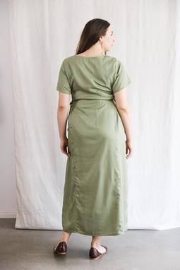 Jyoti Fair Works Kleid Ishani Matcha Grün