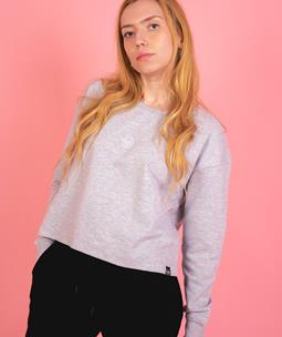 Cropped Trui Grijs 