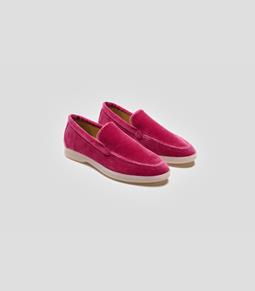 Solari Milano Loafer Samt Rosa