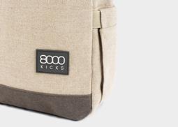 8000kicks Backpack Small Beige And Green