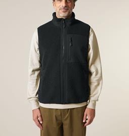 UNIPOLAR Vest Fleece Lin Black