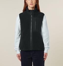 UNIPOLAR Vest Fleece Lin Black