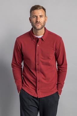 DIRTS Jersey Overhemd Royal Burgundy