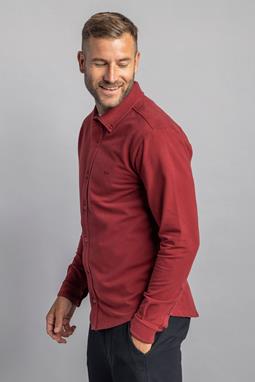 DIRTS Jersey Overhemd Royal Burgundy