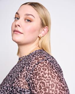 JAN 'N JUNE Lange Mouwen Mesh Dora Leo Print