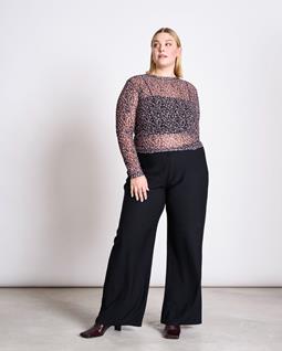 JAN 'N JUNE Lange Mouwen Mesh Dora Leo Print