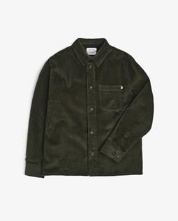 Rotholz Shirt Cord Dunkelgrün