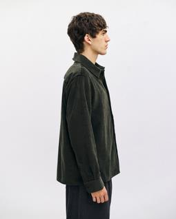 Rotholz Shirt Cord Dunkelgrün
