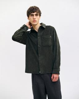 Rotholz Shirt Cord Dunkelgrün