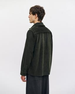 Rotholz Shirt Cord Dunkelgrün