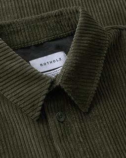 Rotholz Shirt Cord Dunkelgrün