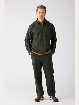 KnowledgeCotton Apparel Chino-Hose Flint Wide Forrest Night Green
